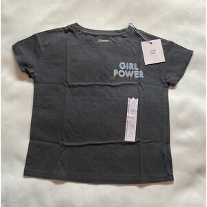 More Than Magic T Shirt Girls Size M Gray "Girl Power" Graphic Tee
